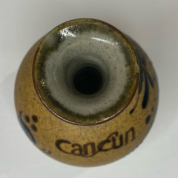 Tonala Netzi Pottery Vase Bird/Flowers Hand Painted 6” tall, Mexico, Can… - Picture 3 of 8